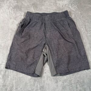 Lululemon Men's Gray Athletic Shorts Size S Lined Elastic Waist Casual‎ See Note